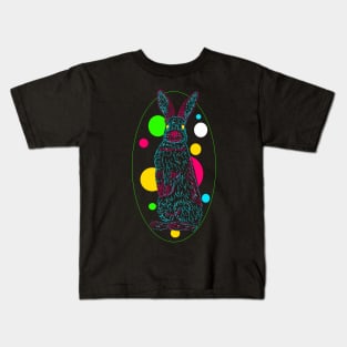 Colorful Easter bunny Kids T-Shirt